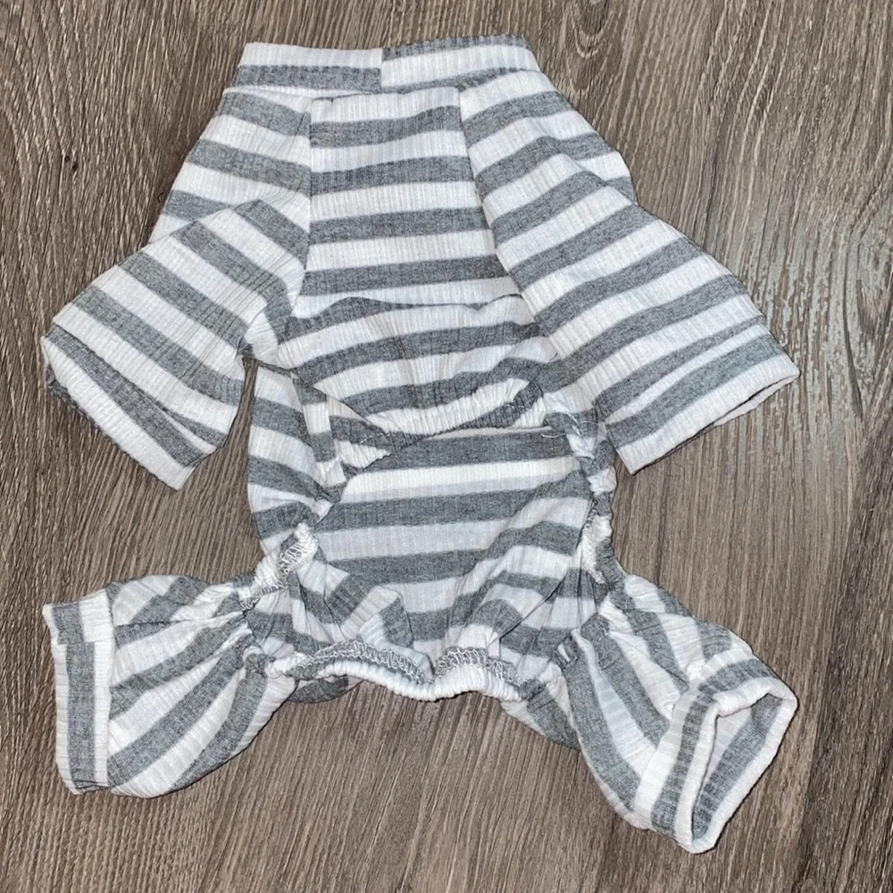 Adidog Striped Pajamas - Toy Breed